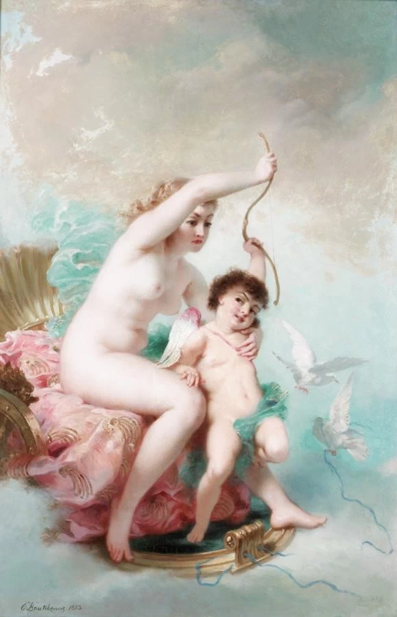 Charles Edouard Boutibonne - Venere e Cupido